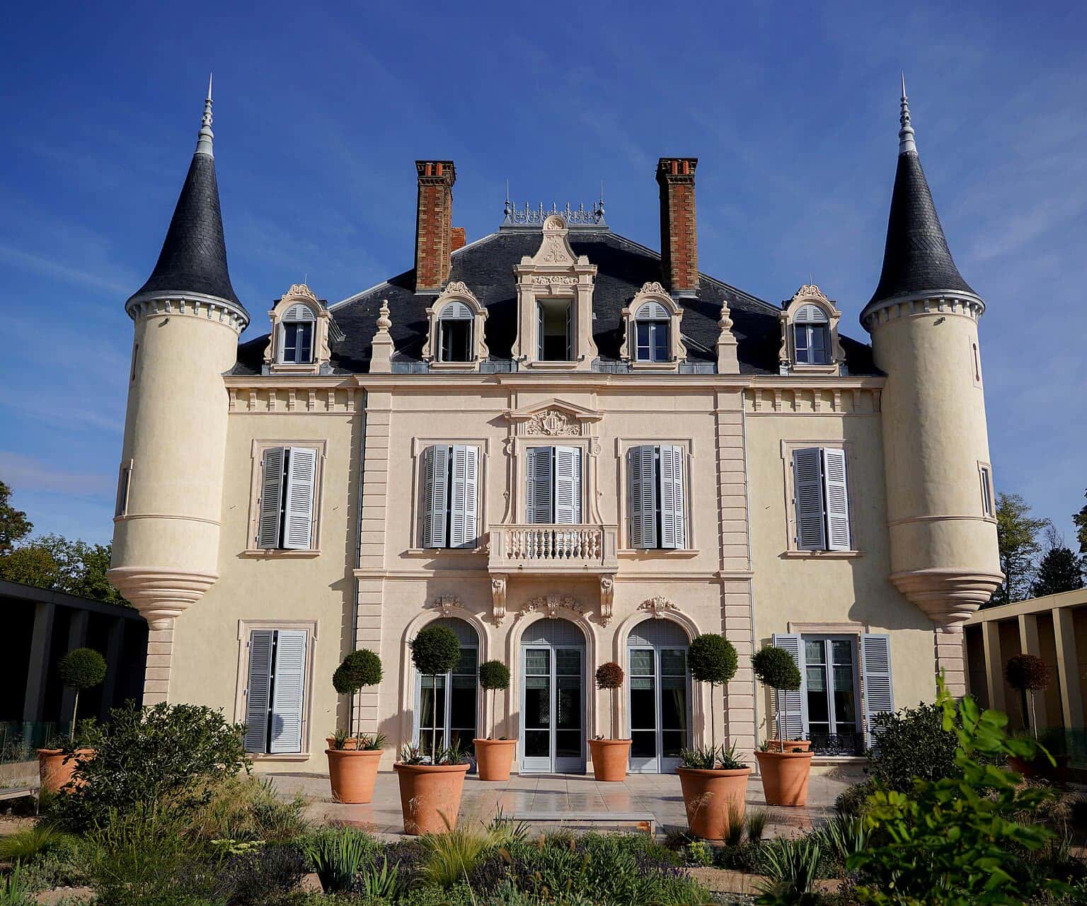 Le château de la Roseraie, à Écully