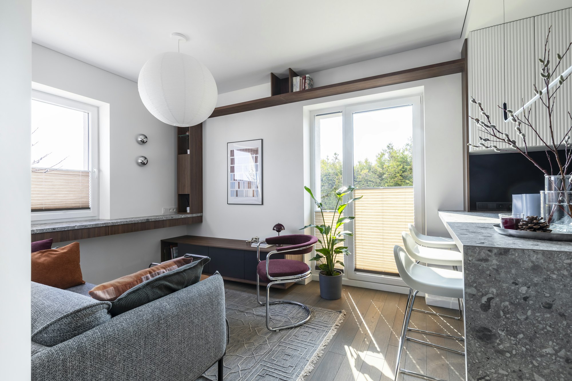 Intérieur meublé proposé par Maison Stay pour un besoin d'hébergement récurrent